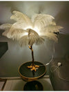 Ostrich Feather Floor Lamp