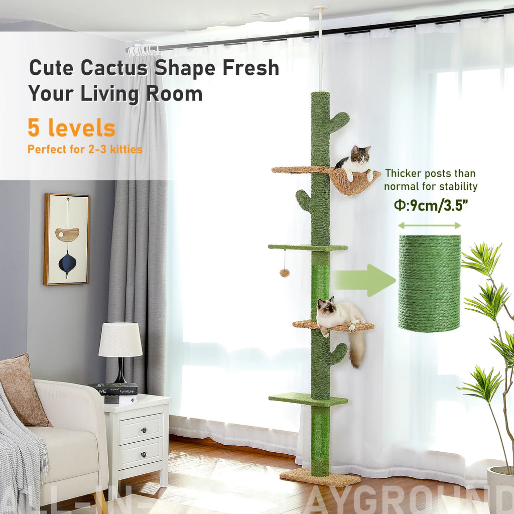 Cat Tower 5-Tier (Floor to Ceiling) USA