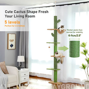 Cat Tower 5-Tier (Floor to Ceiling) USA