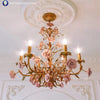 Vintage French-Rose Chandelier