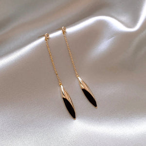 Black/Gold - Waterdrop Earrings