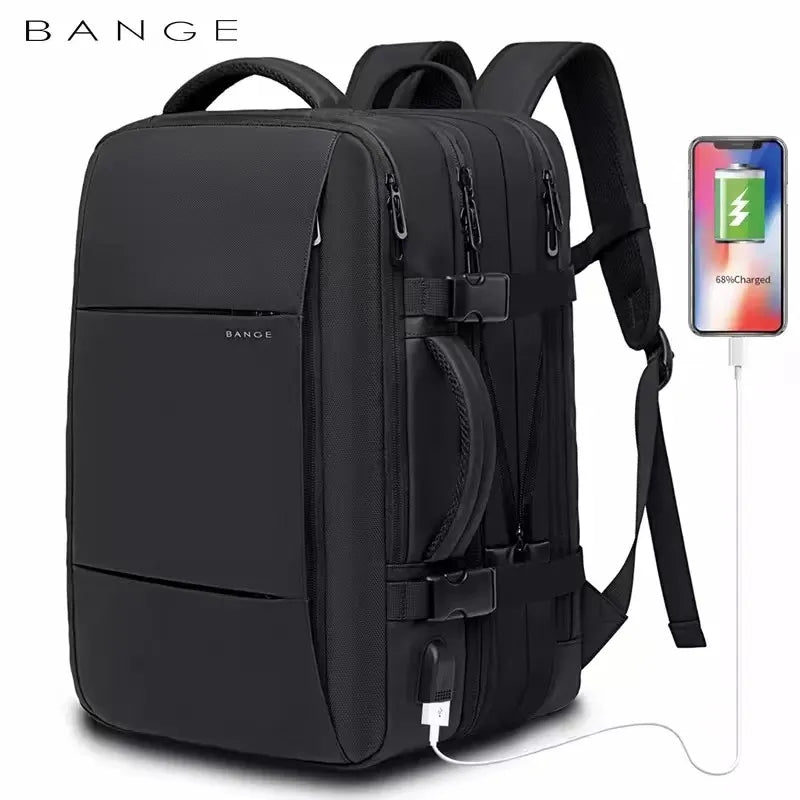 Men's Travel Backpack (USB/Expandable)