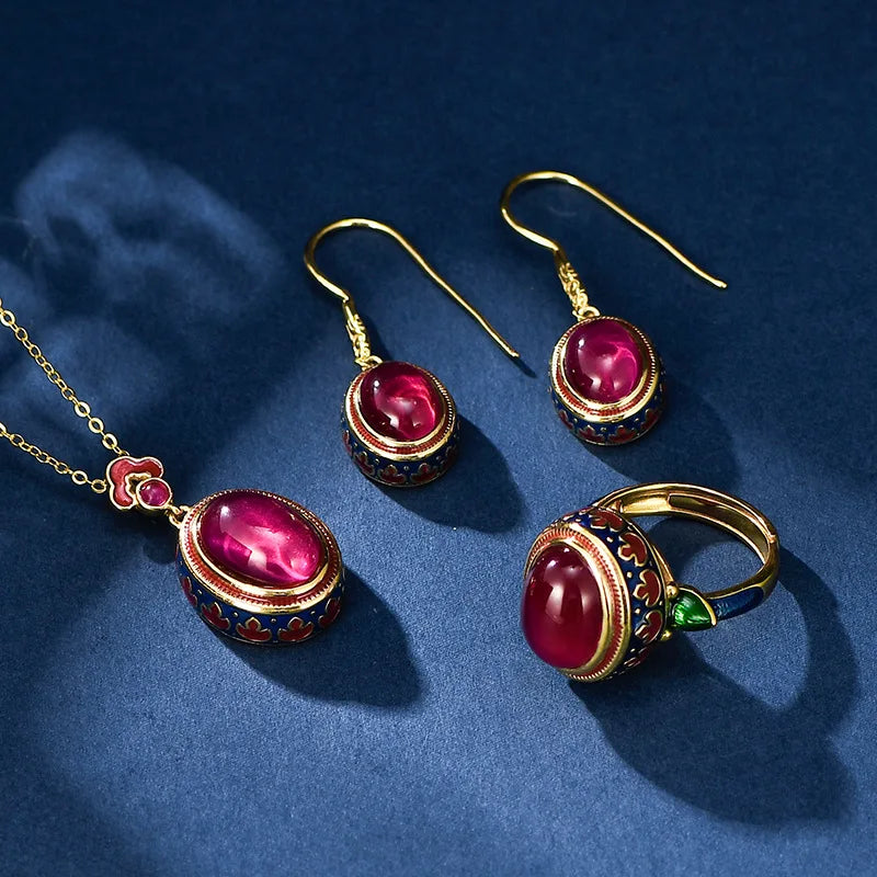 Handmade Jewelry Set (925 Sterling Silver)