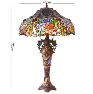 Tiffany Style/American Rose Lamp