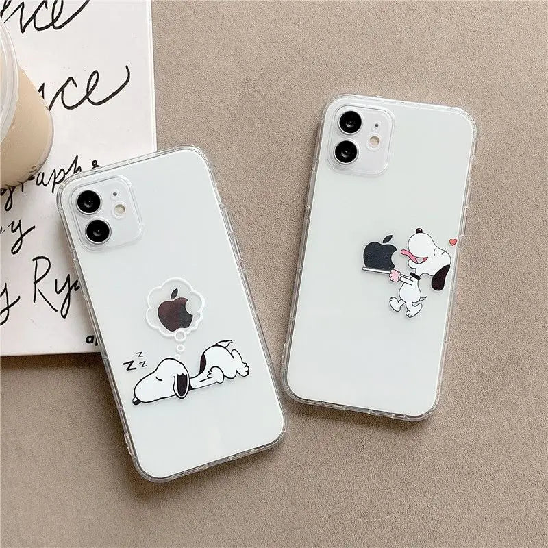 SNOOPY iPhone Cases (transparent)