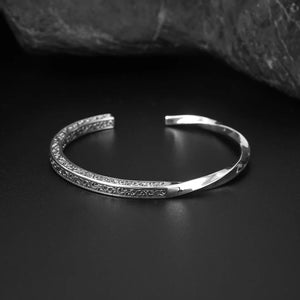 Twist (S925 Silver) Men's Bracelet