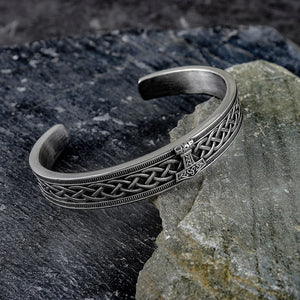 Viking 316L Stainless Steel Cuff Bracelet