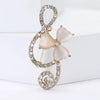 Musician Butterfly Brooch