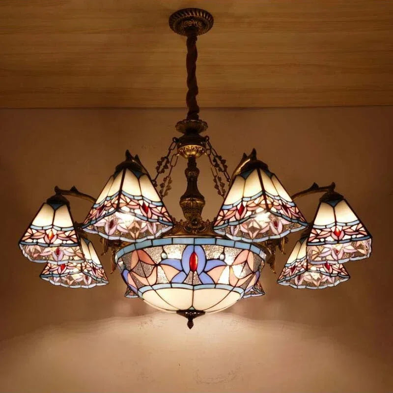 Tiffany-Style (European) Chandelier