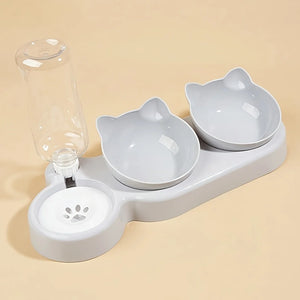 PET Feed Bowls (with Water Bottle)