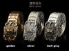 Retro-Dragon Steel Men's Belt