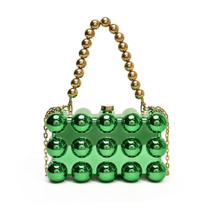 Bubble Square Clutch Purse