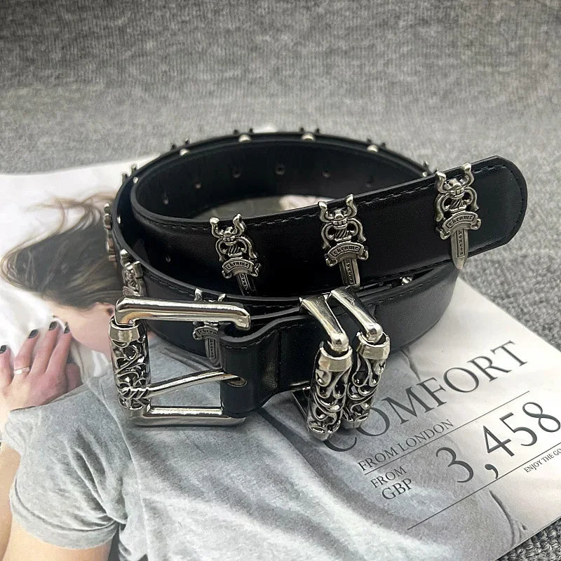 Retro Gothic Men's Belt