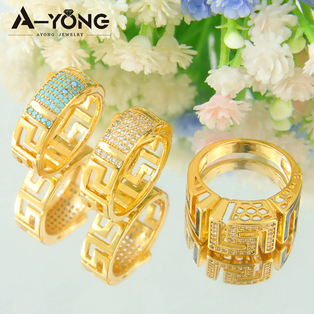 Italian Designed Bracelet/Ring Set (21k)