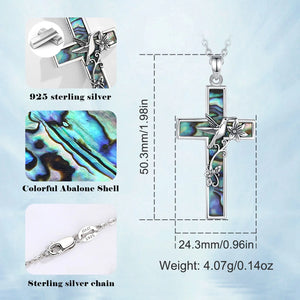 DOVE Sterling Cross Necklace