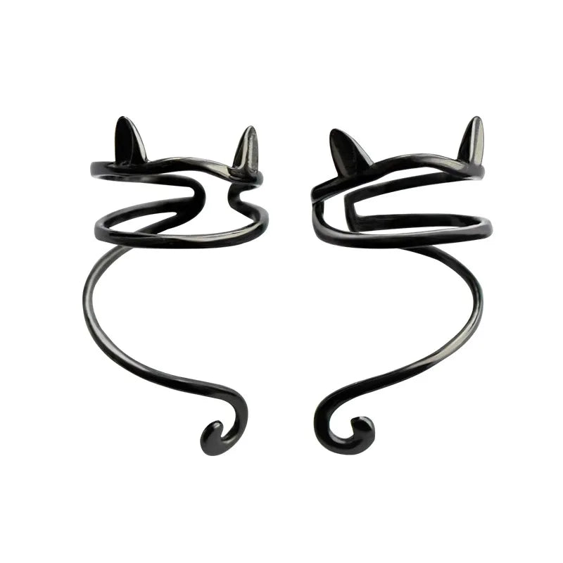 Black Cat Ear Clip
