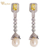 Citrine Elegant (925 Sterling Silver)  Earrings
