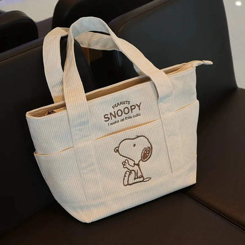 Snoopy (Corduroy) Tote Bags (1or2)