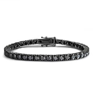 Black Moissanite (Sterling) Bracelet
