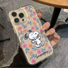 SNOOPY Happy Flower iPhone Cases