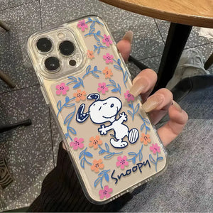 SNOOPY Happy Flower iPhone Cases