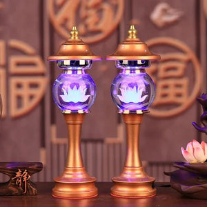 Feng Shui Lotus Candle Holders (2pcs)