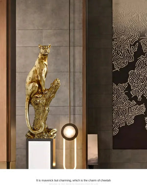 Leopard Statue Sculpture