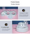 Pet Elevated Cat Bowls (Double)