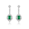 Emerald/Vintage (100% 925 Sterling Silver) Earrings