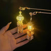 Luminous Lantern Hair Sticks