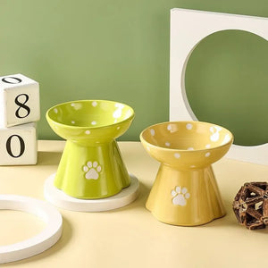 PET Ceramic (neck protector) Food Bowl (stable no-overturning)