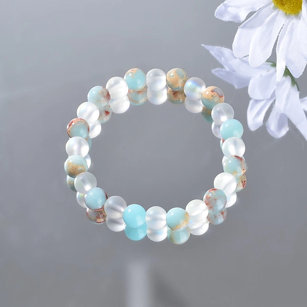 Ocean Blue Health & Luck Bracelet