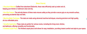 PET Absorbent Floor Mat