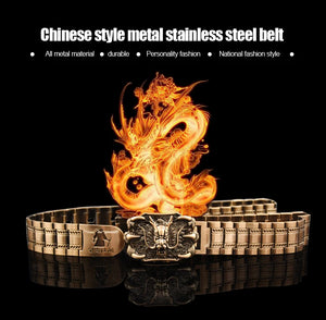 Retro Designer Men's Steel Belts