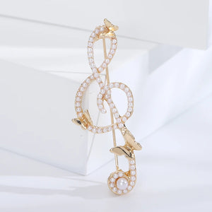 Musician Butterfly Brooch