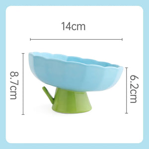 Cute Cat Raised/Elevated Feed Bowls