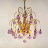 Italian Droplet (Purple/Red) Chandelier