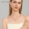 Grape Vine Cross Necklace