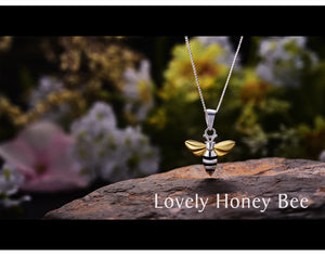 Bee Sterling Necklace