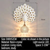 American-style Peacock (wall lamp)