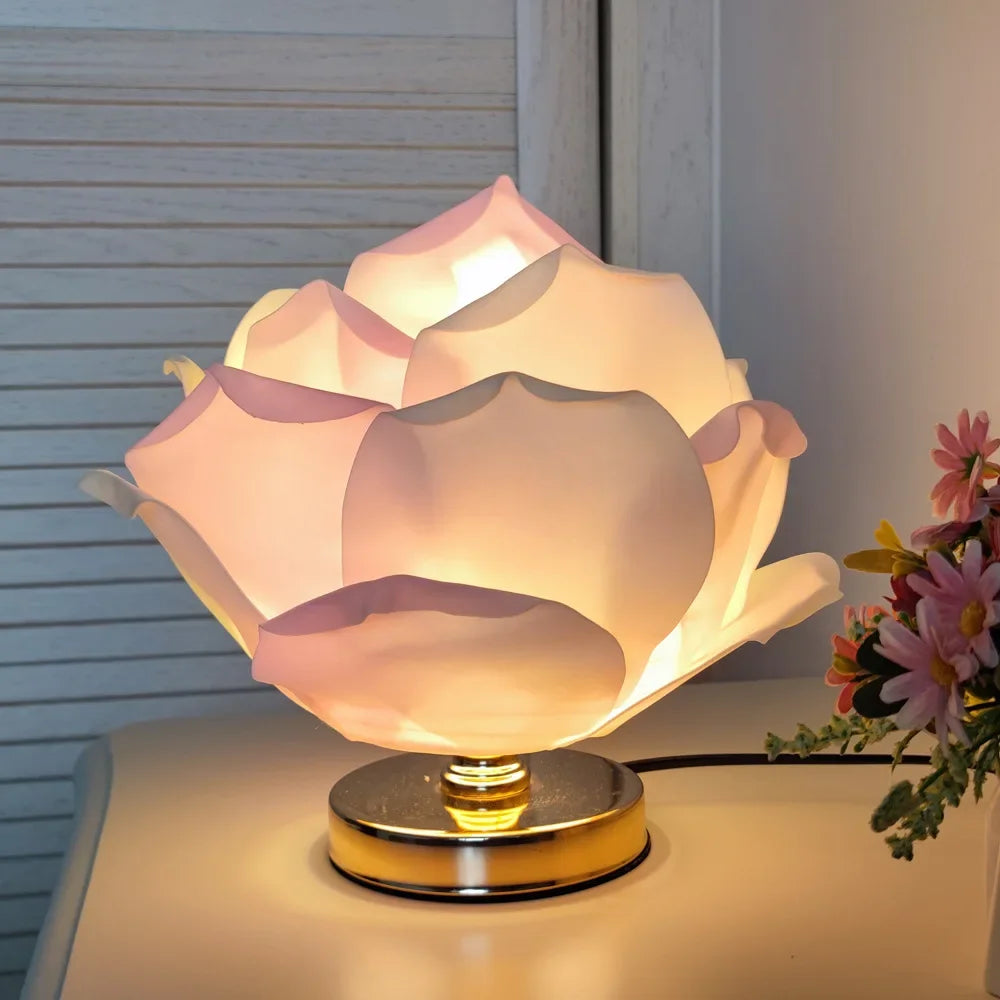 Rose Floral/Flower Table Lamps