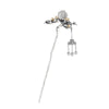 Peach Crystal (S925 Sterling) Hair Stick