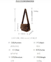 Leopard Fur Design Handbags