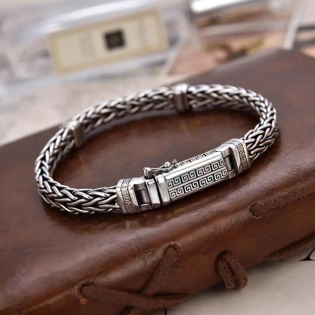 Retro Woven (S925 Sterling Silver) Bracelet