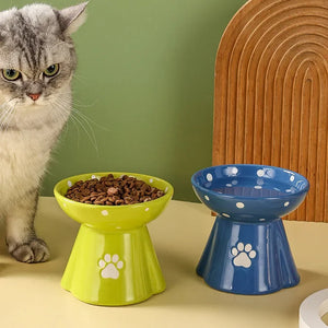 PET Ceramic (neck protector) Food Bowl (stable no-overturning)