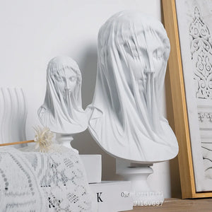 Veiled Maiden Sculpture