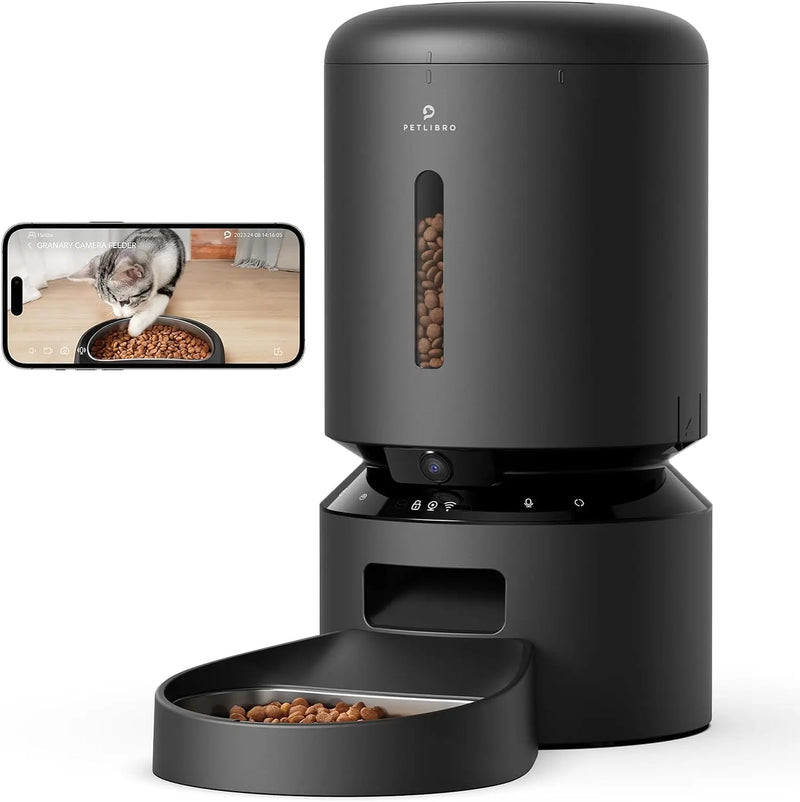 Automatic Cat Feeder with Camera (HD Video with Night Vision)