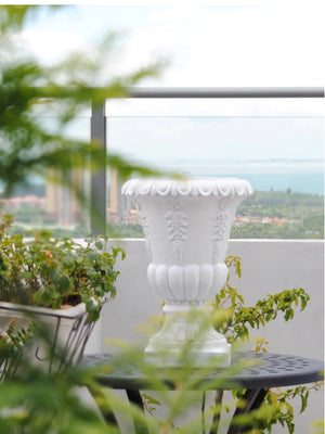 European Decor Flower Pot