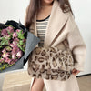 Leopard Fur Design Handbags