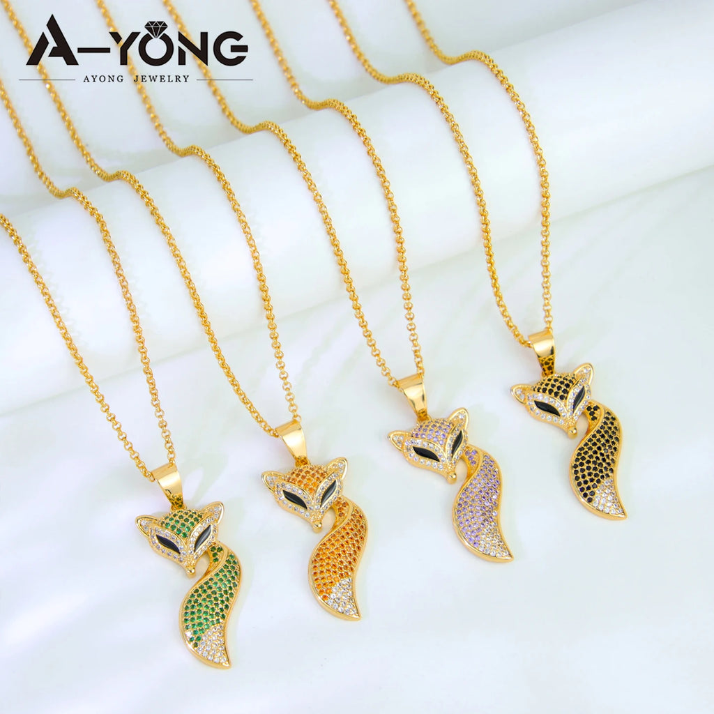 Miss Fox (Necklace Earrings Set 21k)